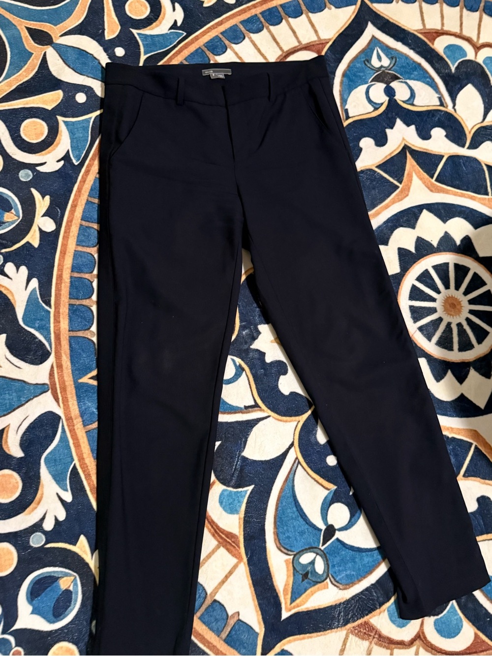 Vince Navy Tailored Dress Pants